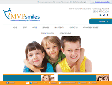 Tablet Screenshot of mvpsmiles.com